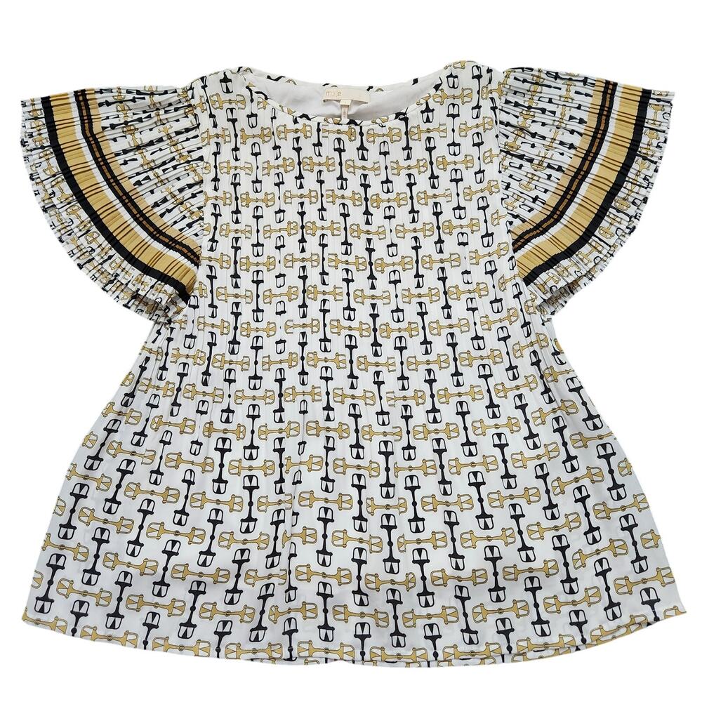 Maje Lolina Horsebit Pleated Blouse Size Maje 1 - US Small